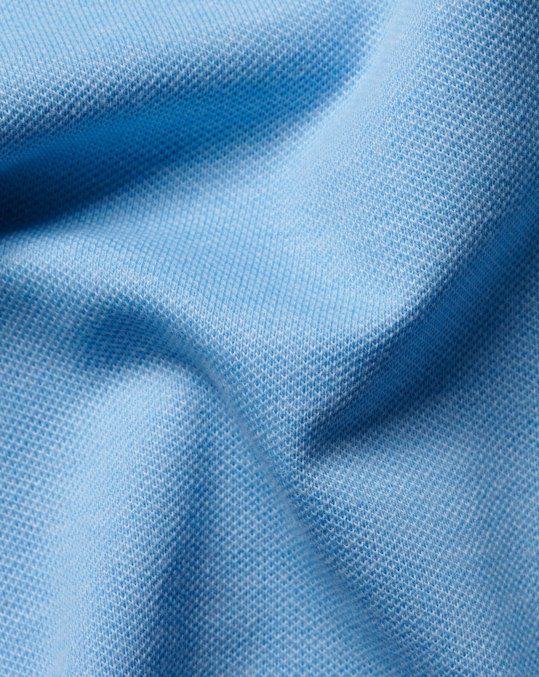 Charles Tyrwhitt Light Blue Marl Short Sleeve Cotton Tyrwhitt Pique Polo