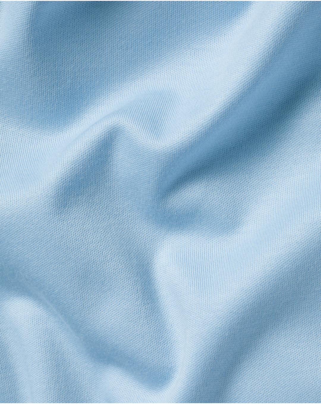 Sky Blue Plain Short Sleeve Jersey Polo JEP0409SKY