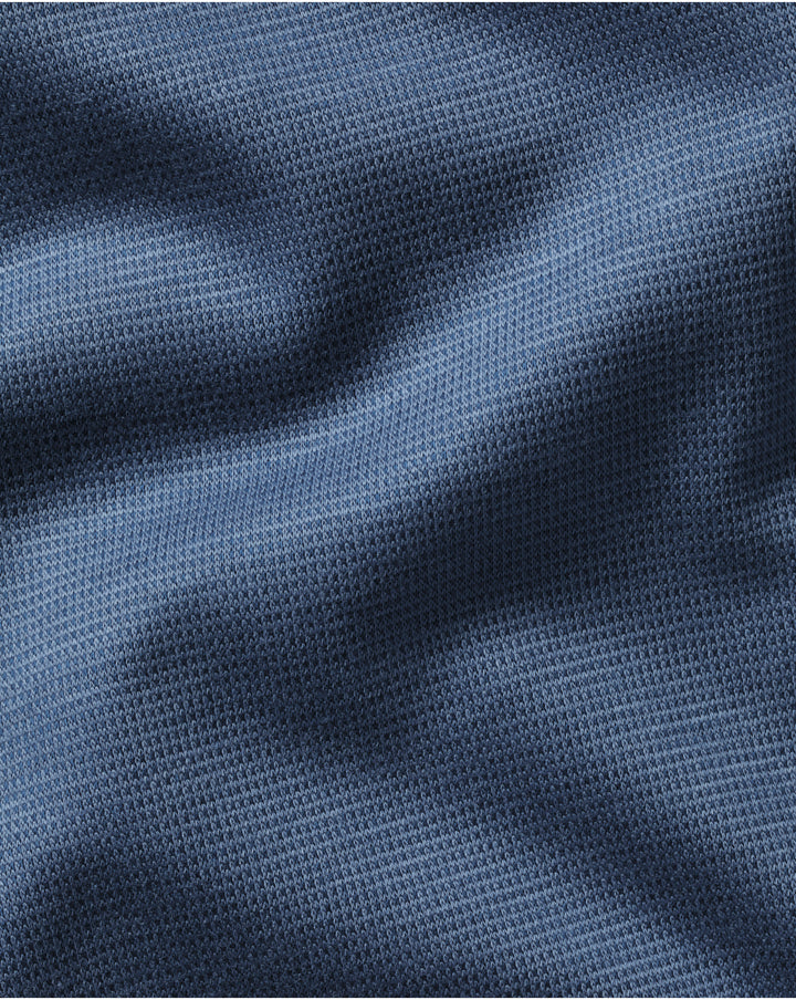Steel Blue Cotton Tencel Tyrwhitt Cool Polo JEP0428STL