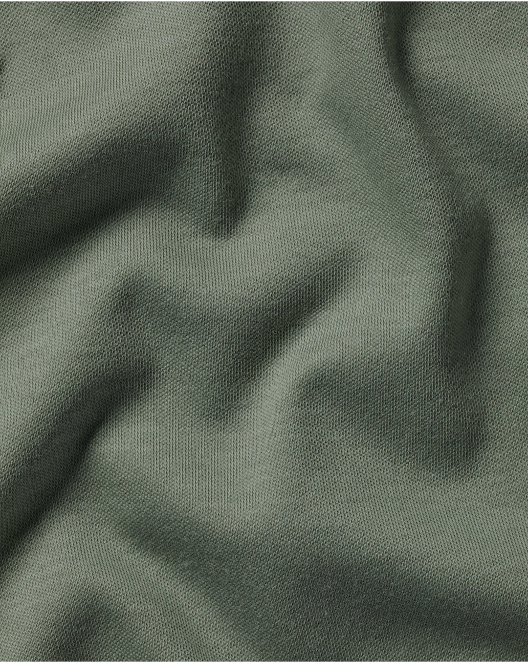 Sage Green Long Sleeve Jersey Polo JEP0432SGE