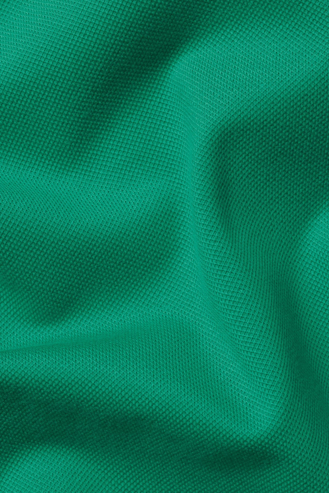 Bright Green Short Sleeve Cotton Pique Polo