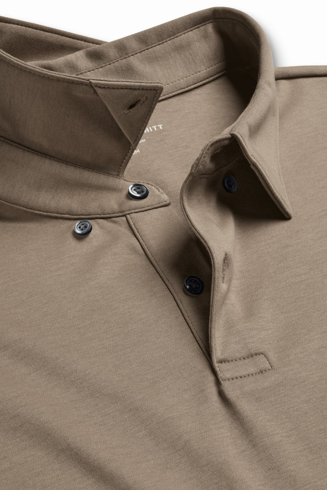 Mocha Plain Short Sleeve Jersey Polo