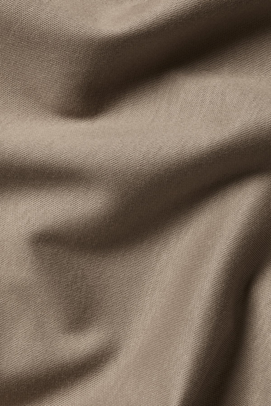 Mocha Plain Short Sleeve Jersey Polo