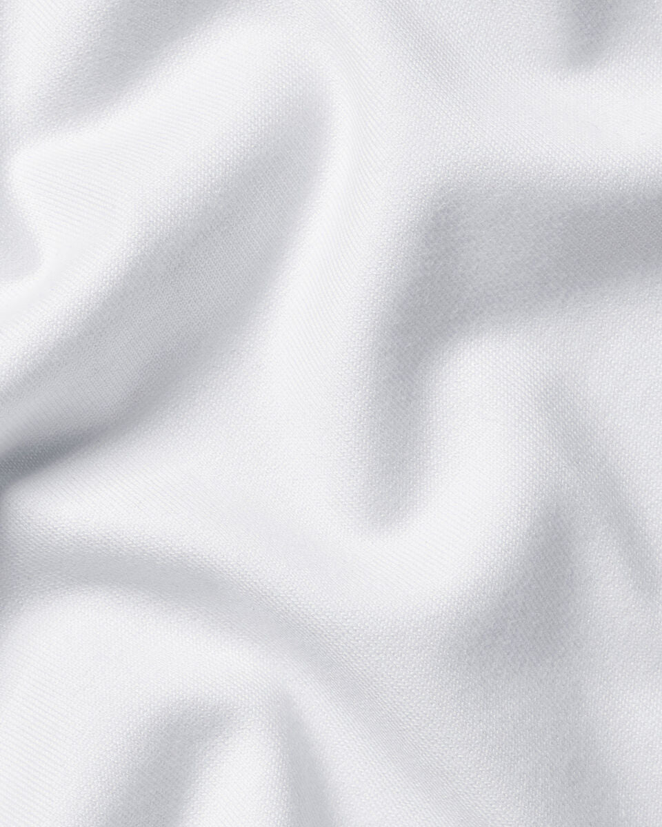 White Cotton Short Sleeve T Shirt