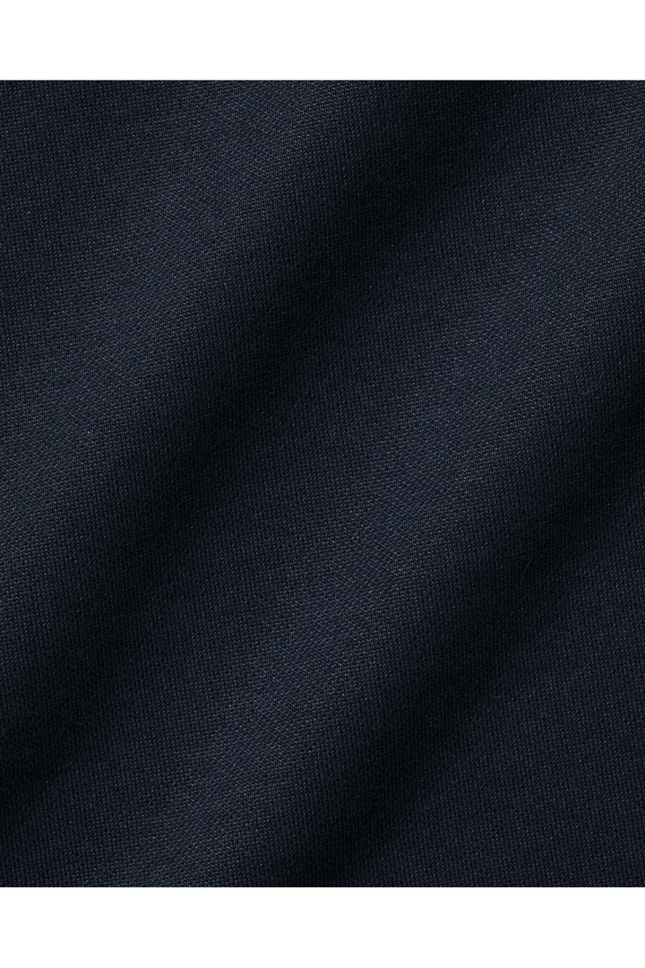 Navy Four-Way Stretch Button Down Jersey Shirt