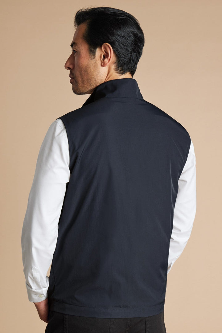 Navy Blue Performance Shell Gilet