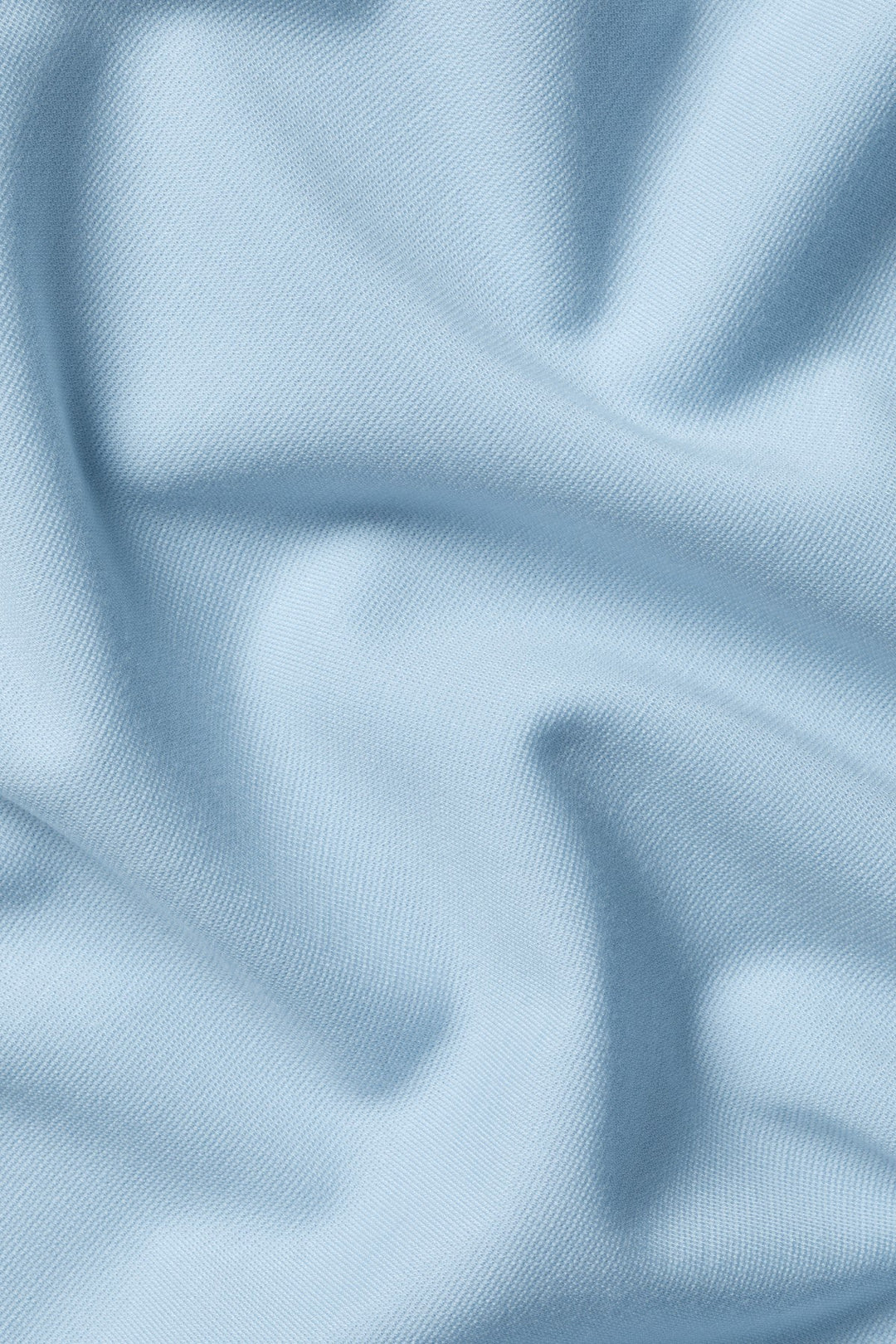 Light Blue Performance Zip Neck