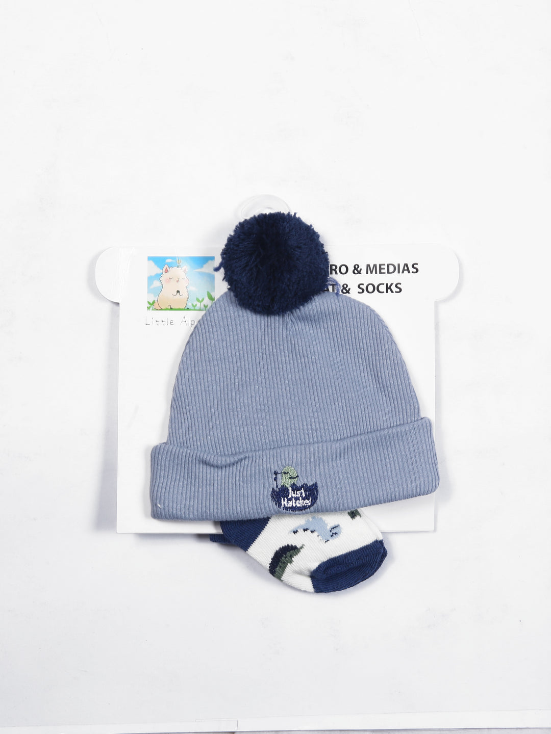 Imp Baby Cap With Socks 2Pcs #05 (W-25)