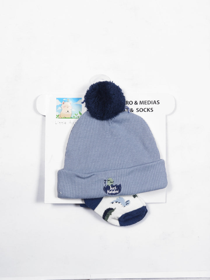 Imp Baby Cap With Socks 2Pcs #05 (W-25)
