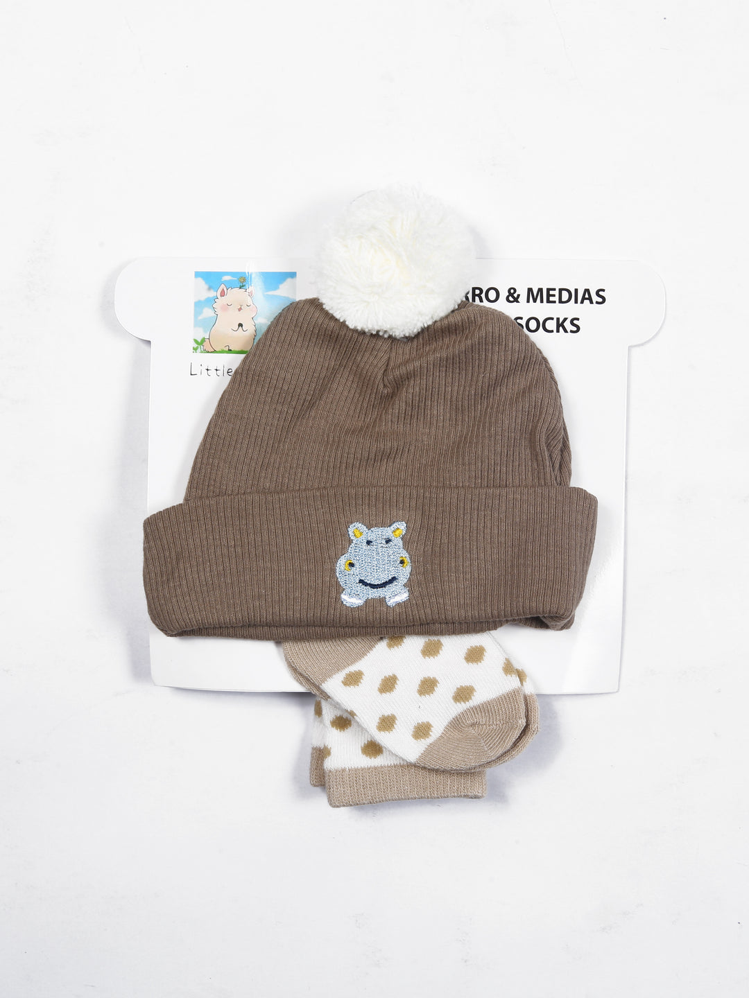 Imp Baby Cap With Socks 2Pcs #05 (W-25)
