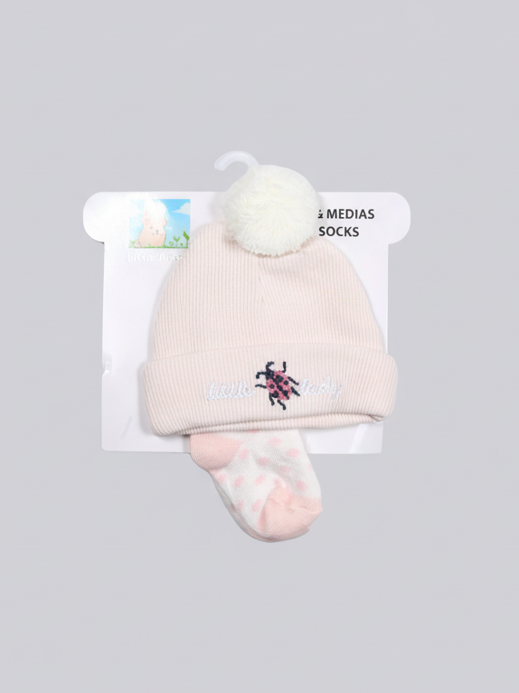Imp Baby Cap With Socks 2Pcs #05 (W-25)