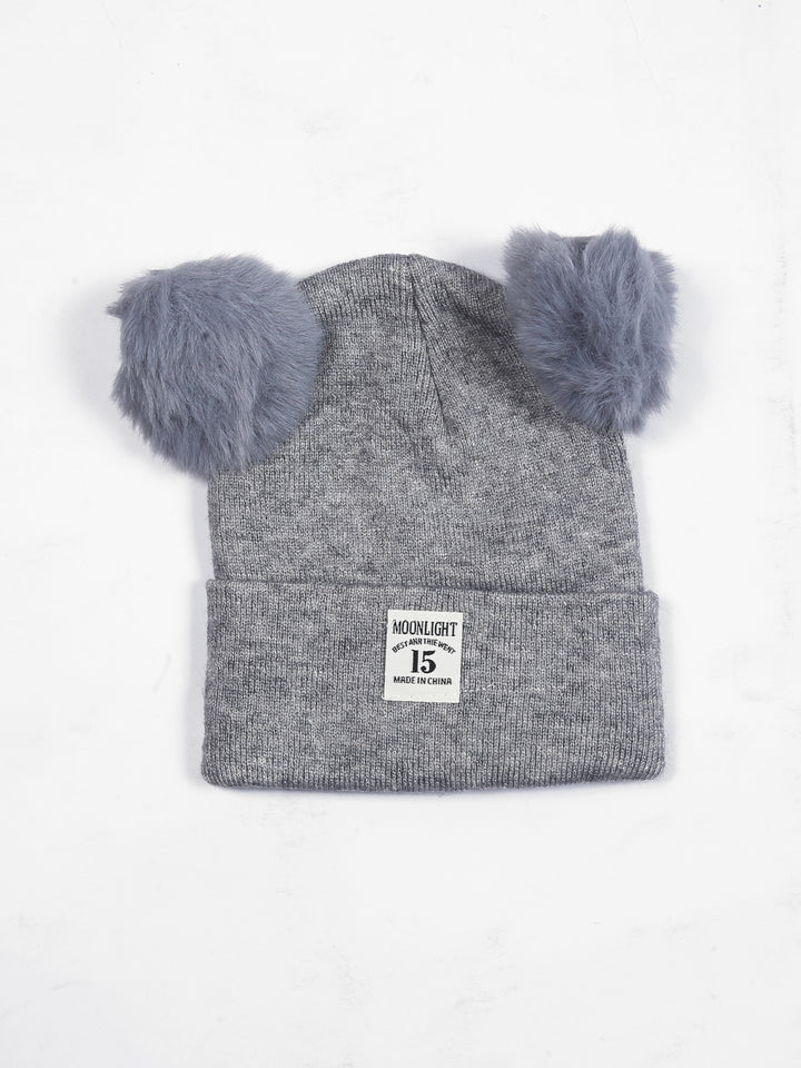 Imp Baby Woolen Cap #07 (W-25) (Grey)