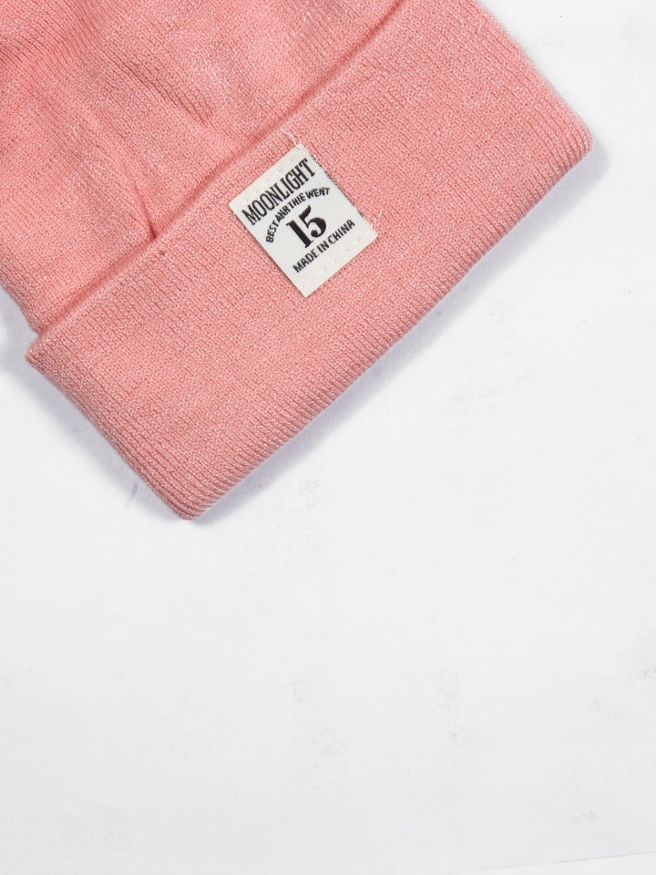 Imp Baby Woolen Cap #07 (W-25) (Pink )