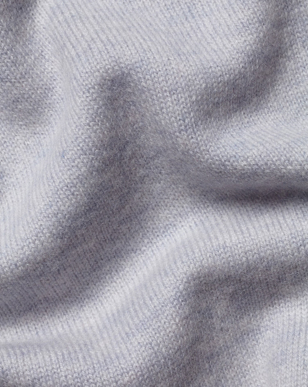 Silver Grey Merino/Cashmere Hooded Zip Through