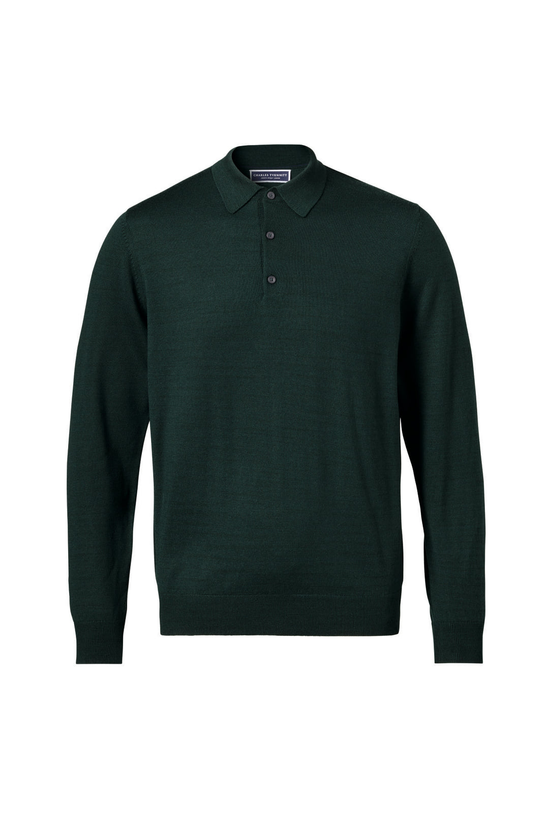 Aqua Green Merino Zip Neck Jumper