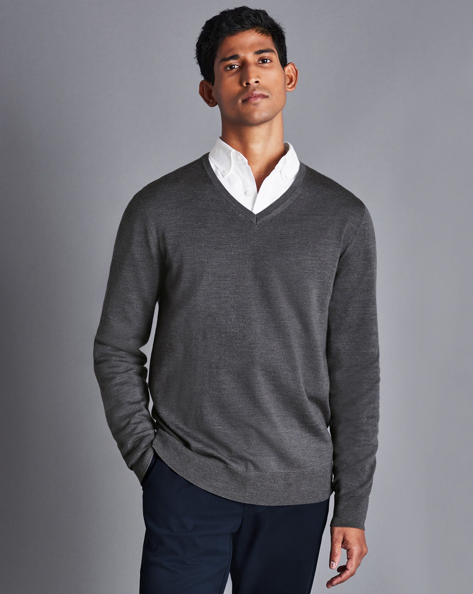 Charles tyrwhitt merino discount pullover