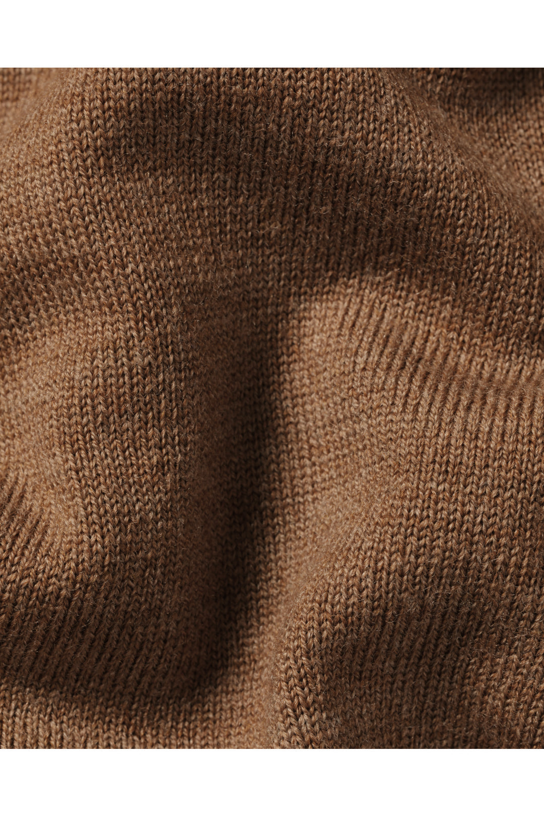 Sand Merino Zip Neck Jumper