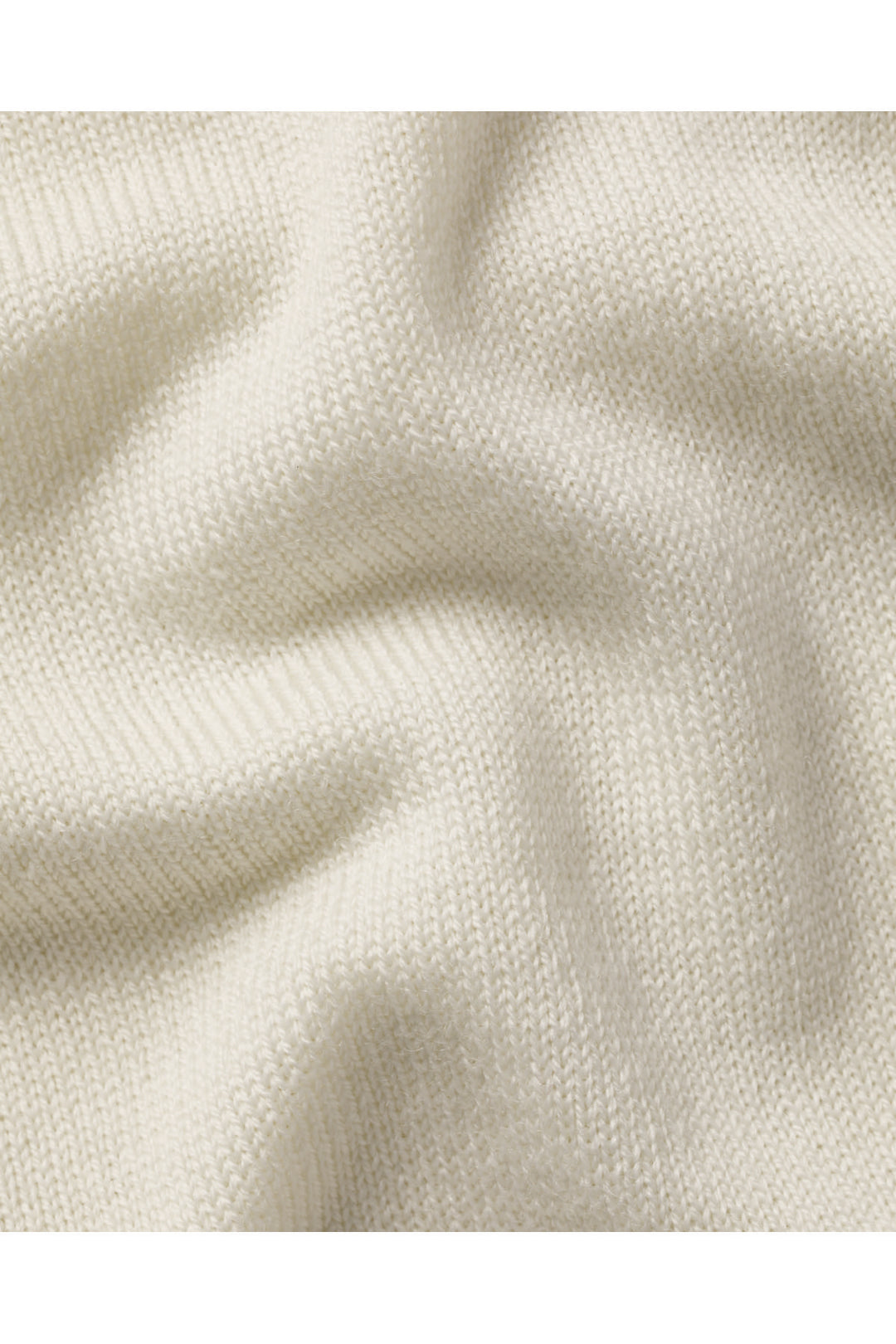 Ivory Performance Merino Zip Neck Jumper