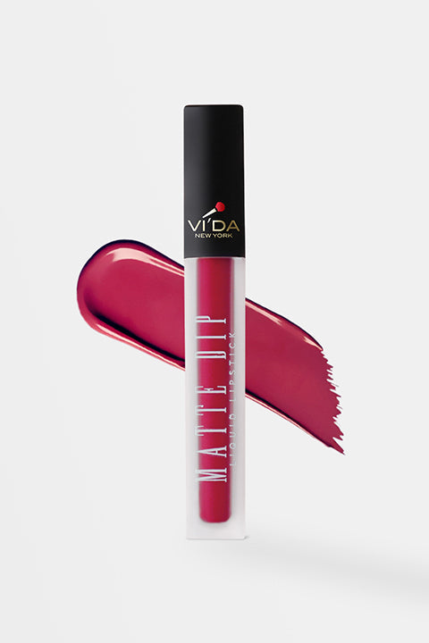 Vida Matte Dip Liquid Lipstick Berry Noir 104 3ml