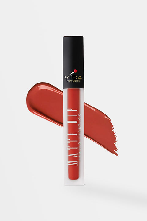 Vida Matte Dip Liquid Lipstick Indian Red 07 3ml