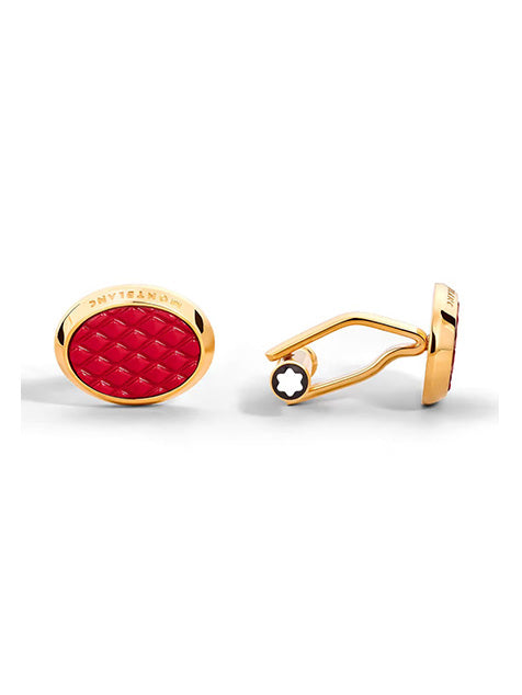 Cufflinks, Meisterstück, Red Lacquer MB134469