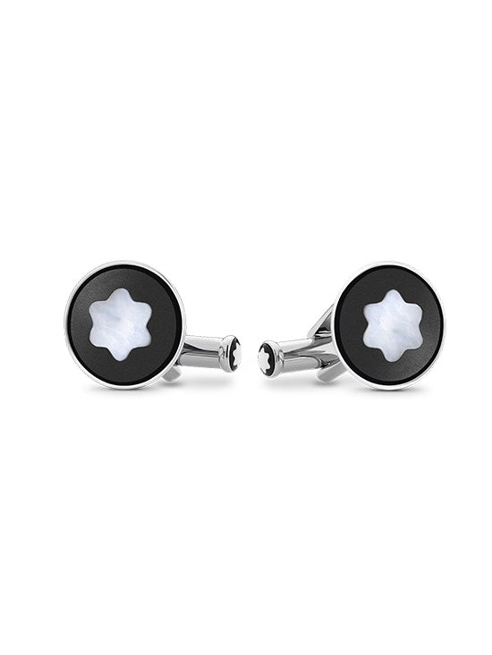 Cufflinks with Mother-of-Pearl Snowcap Emblem MB123810