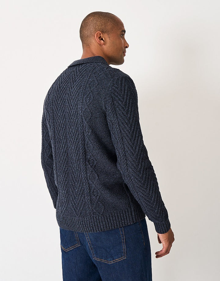Crew Clothing Men L/S Button Neck MXC049