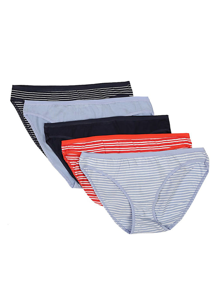 M&S Cotton 5 Pack Biknis Panty T61/2052x