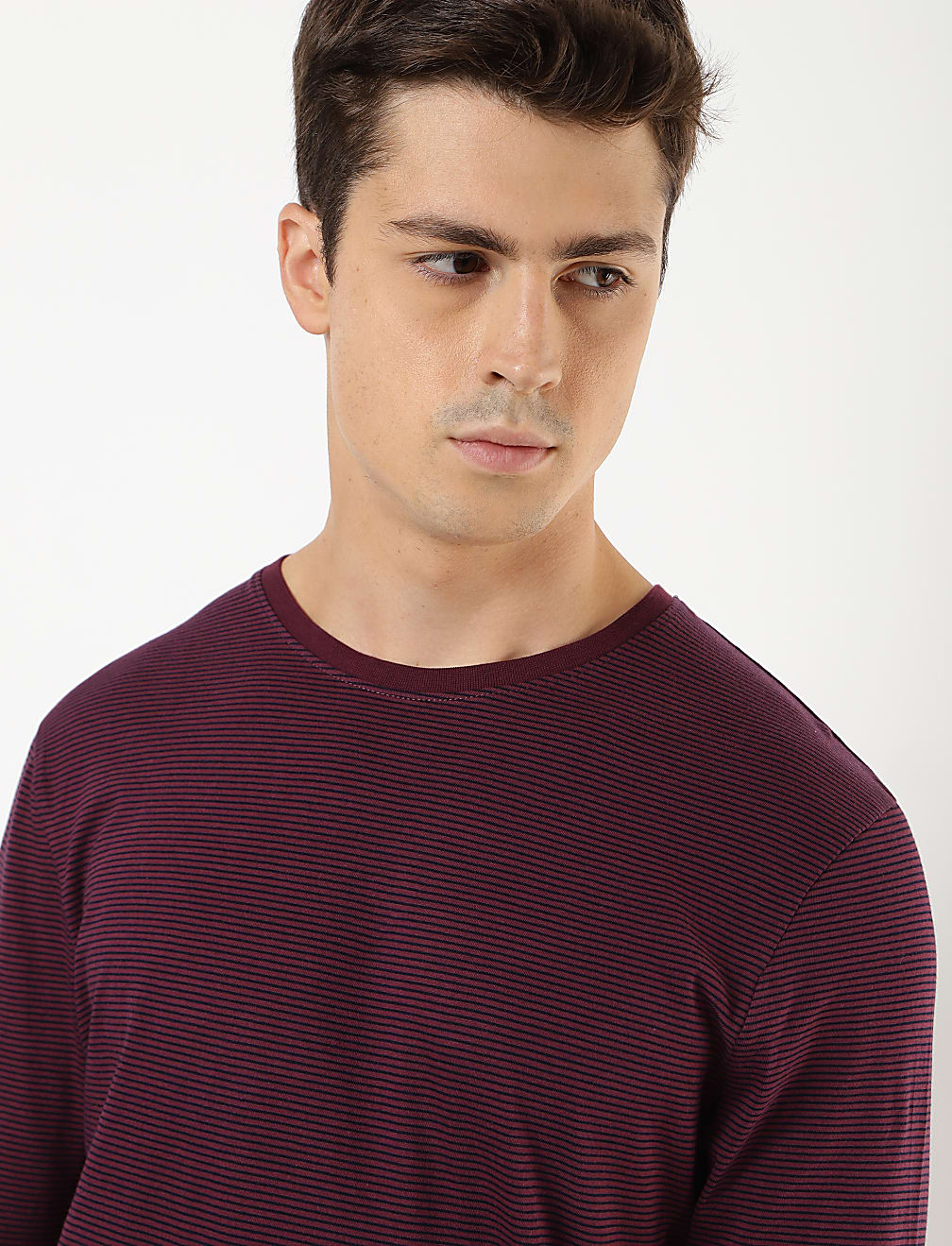 M&S Men L/S Cotton T-Shirt & Pajama Set T07/3170I