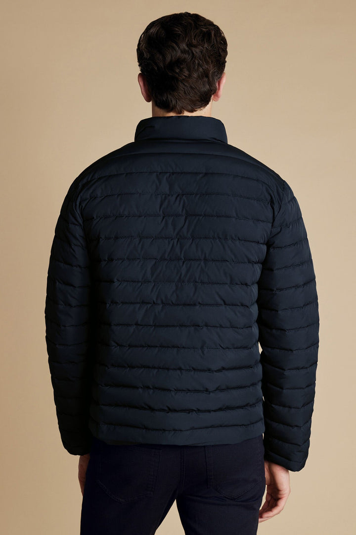 Navy Lightweight Quilted Jacket