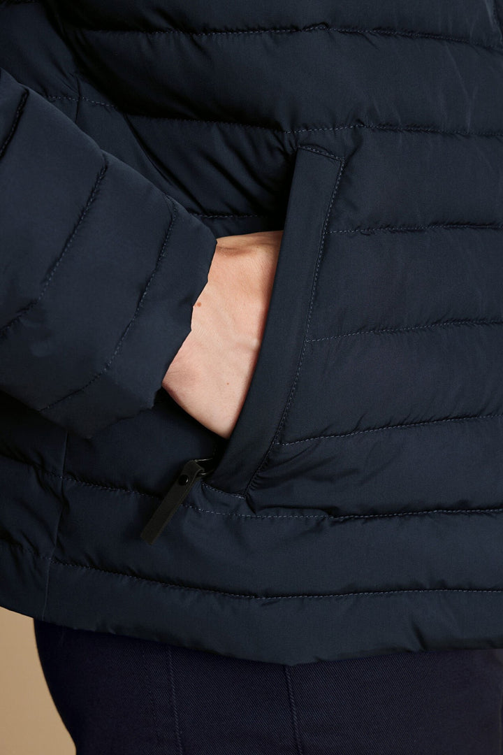 Navy Lightweight Quilted Jacket