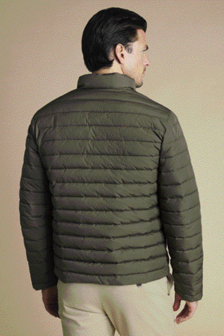 Olive Green Lightweight Quilted Jacket