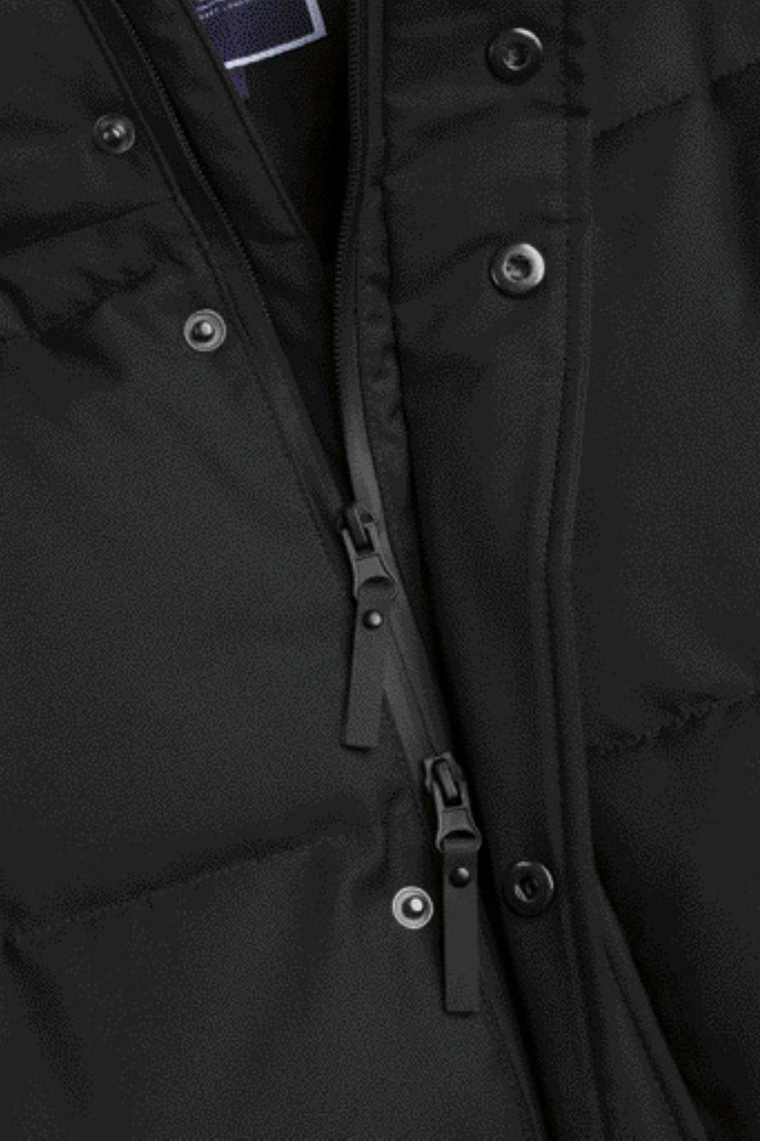 Navy Quilted Puffer Coat