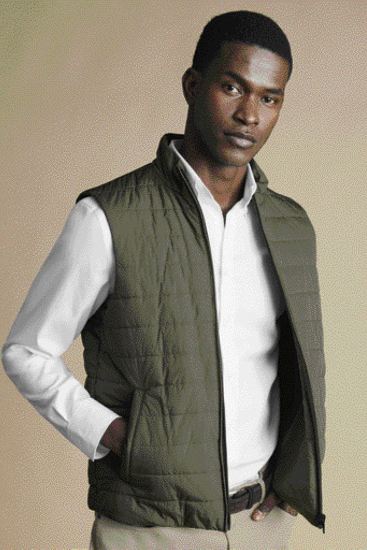 Olive Green 3 In 1 Rain Mac With Detachable Gilet