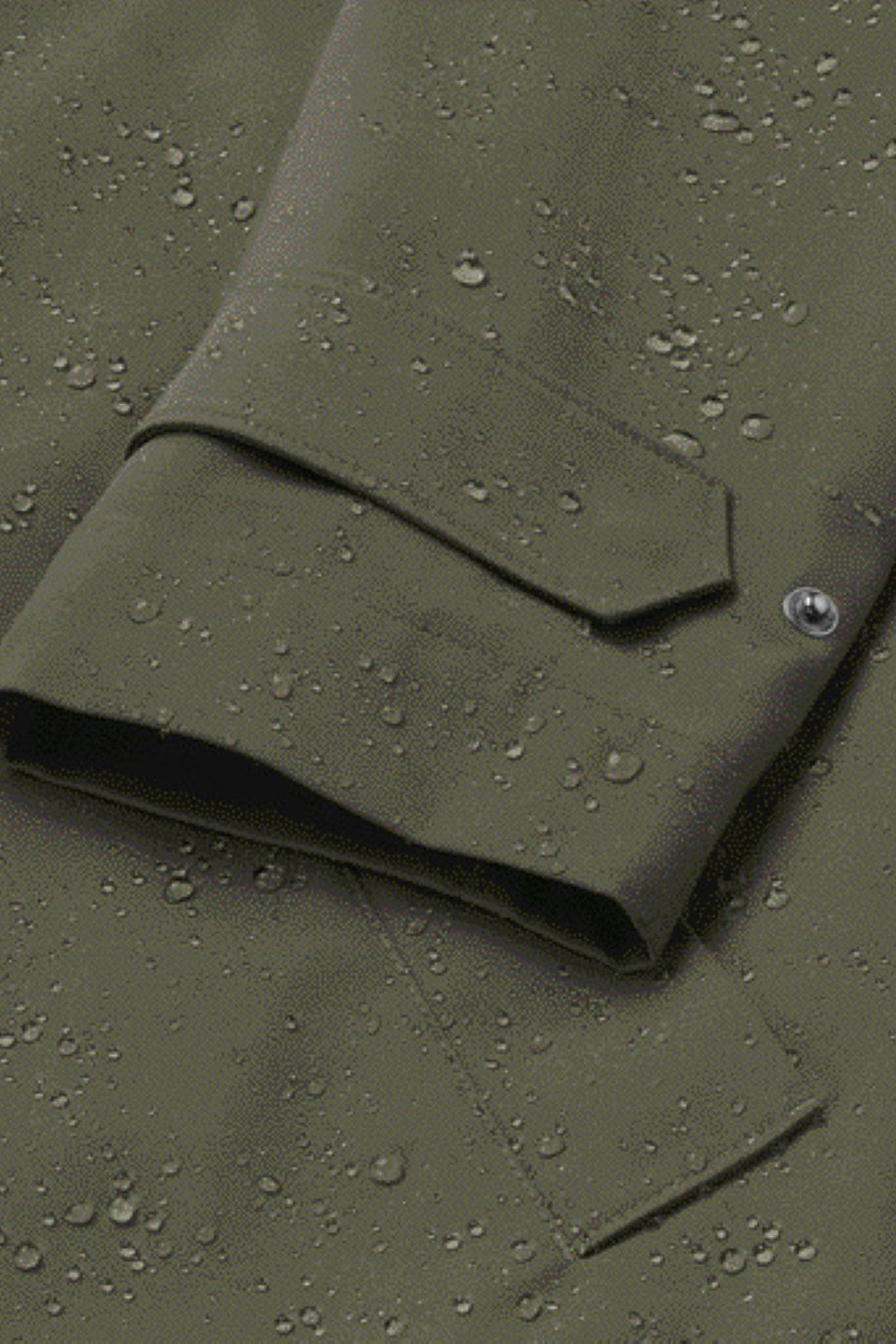 Olive Green 3 In 1 Rain Mac With Detachable Gilet