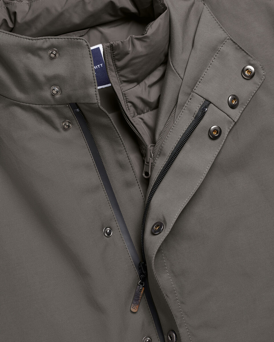 Mocha 3 In 1 Rain Mac With Detachable Gilet