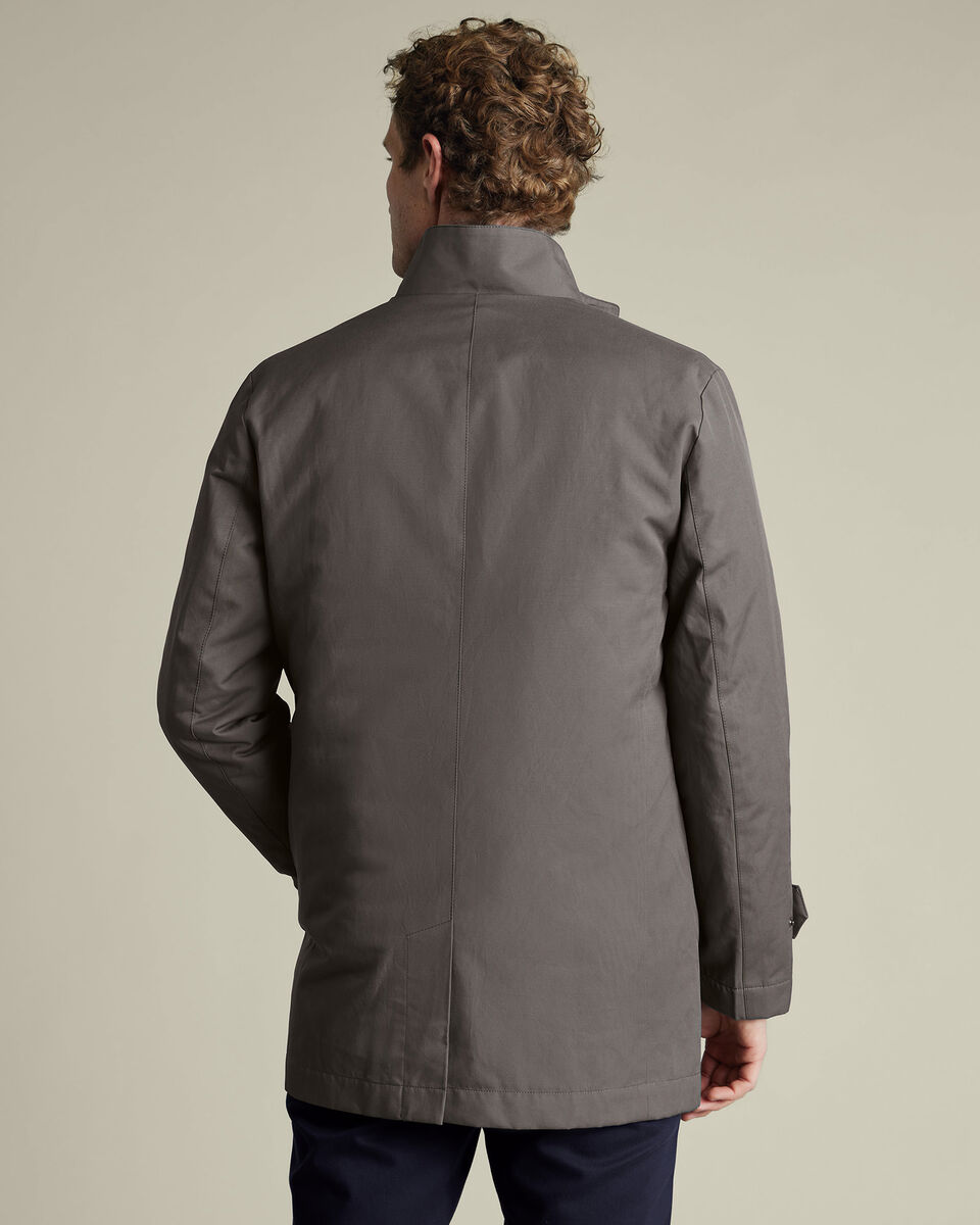 Mocha 3 In 1 Rain Mac With Detachable Gilet