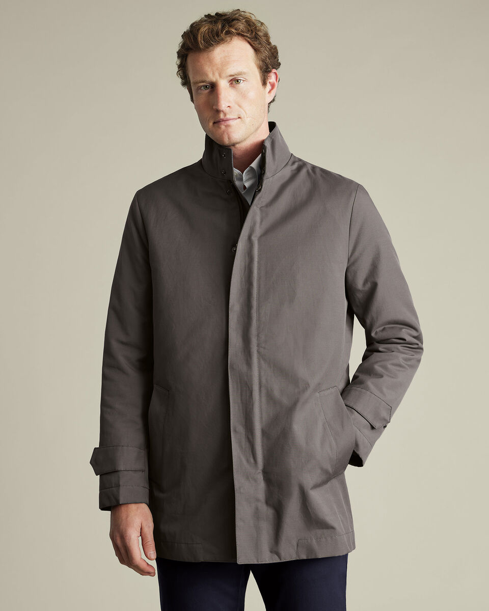 Mocha 3 In 1 Rain Mac With Detachable Gilet