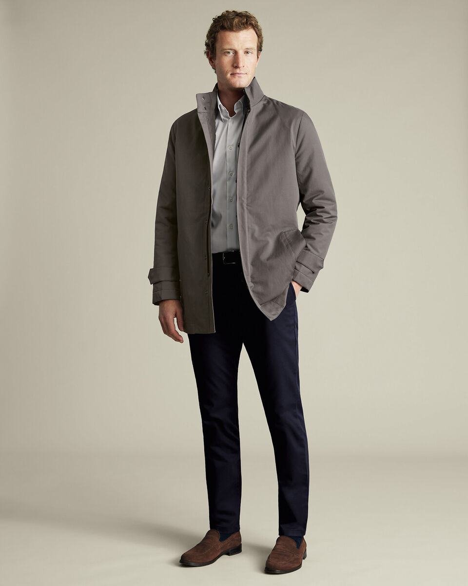 Mocha 3 In 1 Rain Mac With Detachable Gilet
