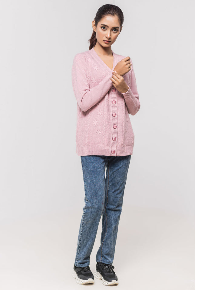 Oxford Ladies F/S Cardigan J-411