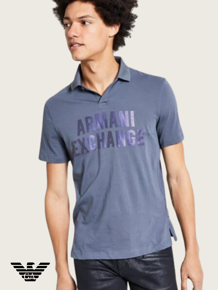 Ar-mani Mens S/S Polo AT-7VZFFW