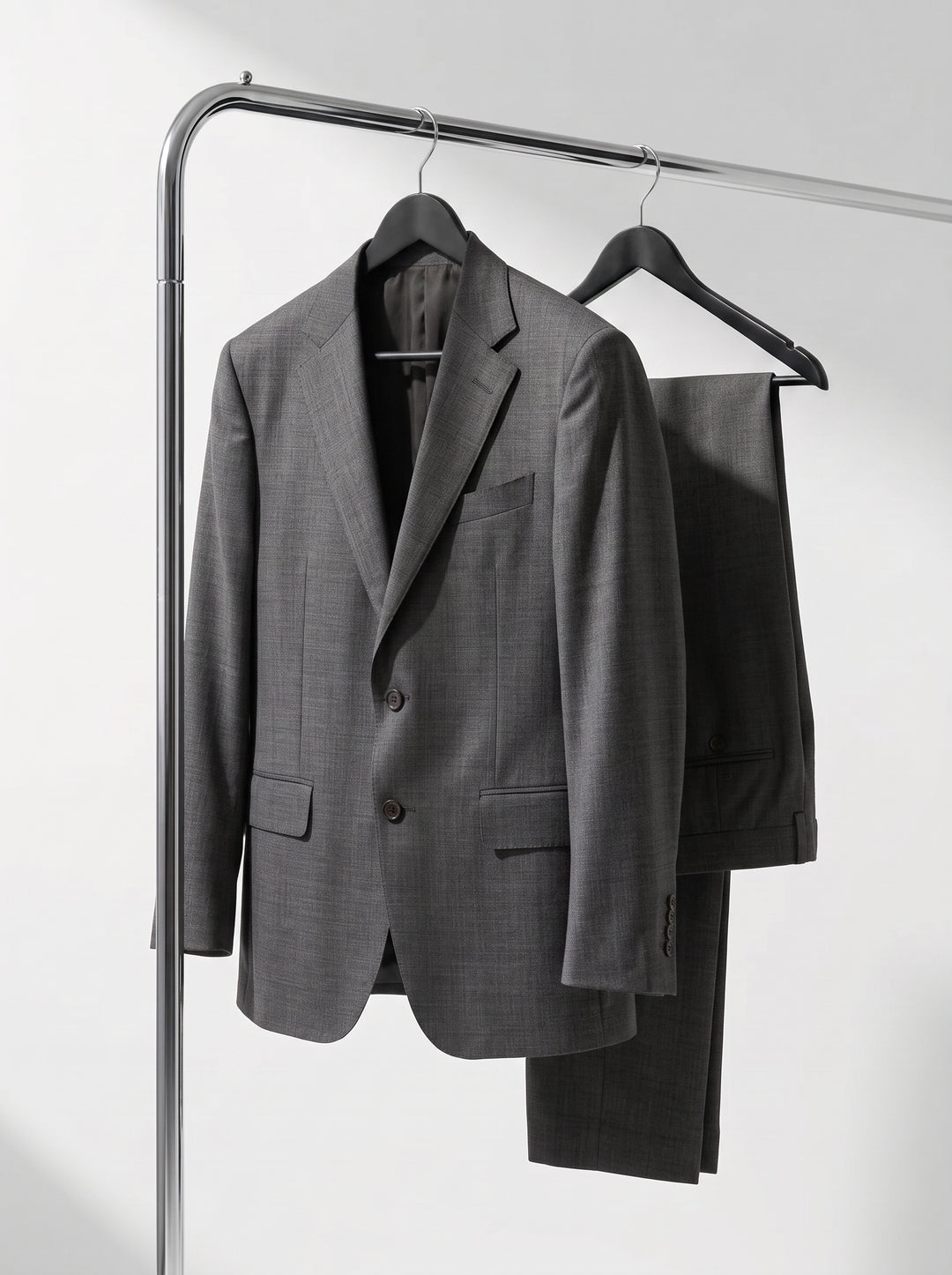 Canali Men 100% Wool Small Check Suit 11280-19