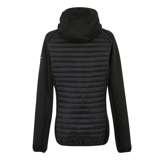 Regatta Ladies L/S Jacket Puffer Hoodie RWN403 (Black)