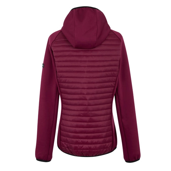 Regatta Ladies L/S Jacket Puffer Hoodie RWN403 (Maroon)
