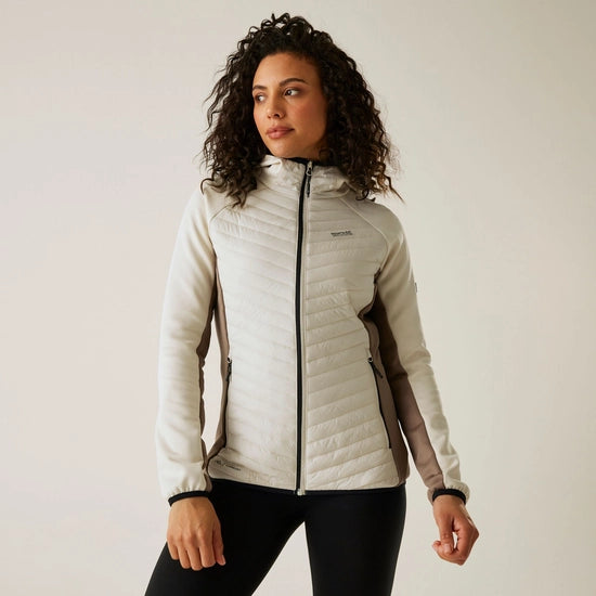 Regatta Ladies L/S Jacket Puffer Hoodie RWN403 (Cream)