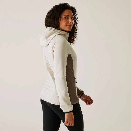 Regatta Ladies L/S Jacket Puffer Hoodie RWN403 (Cream)