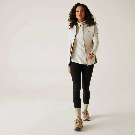 Regatta Ladies L/S Jacket Puffer Hoodie RWN403 (Cream)
