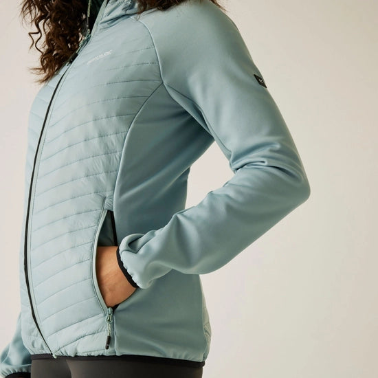 Regatta Ladies L/S Jacket Puffer Hoodie RWN403 (Green)