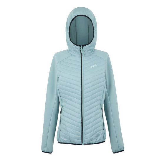 Regatta Ladies L/S Jacket Puffer Hoodie RWN403 (Green)
