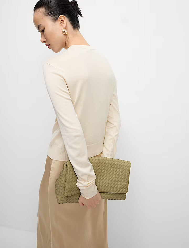 M&S Ladies L/S Cardigan T38/5113 (Cream)